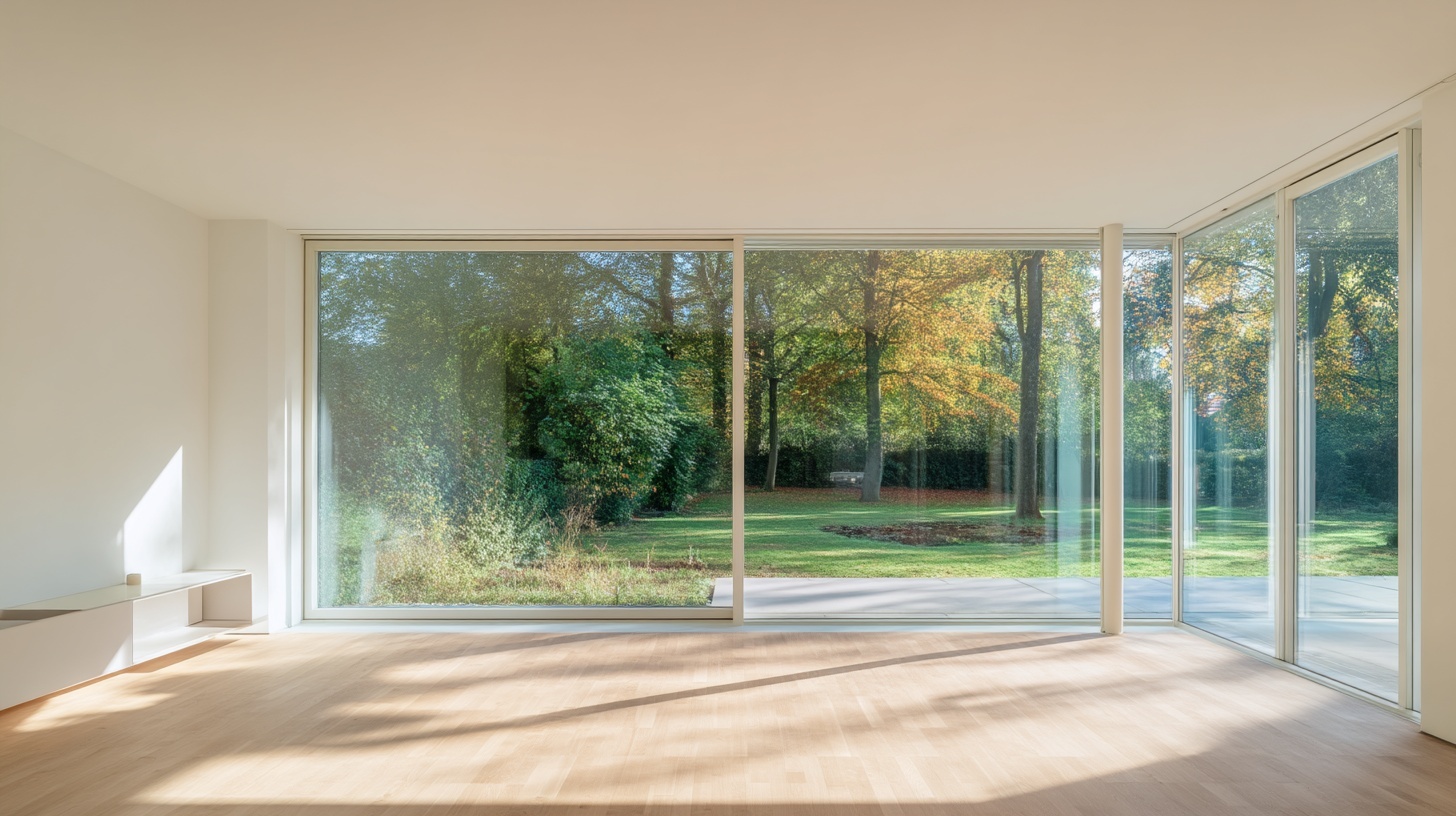 Комната после установки панорамного остекления Schüco