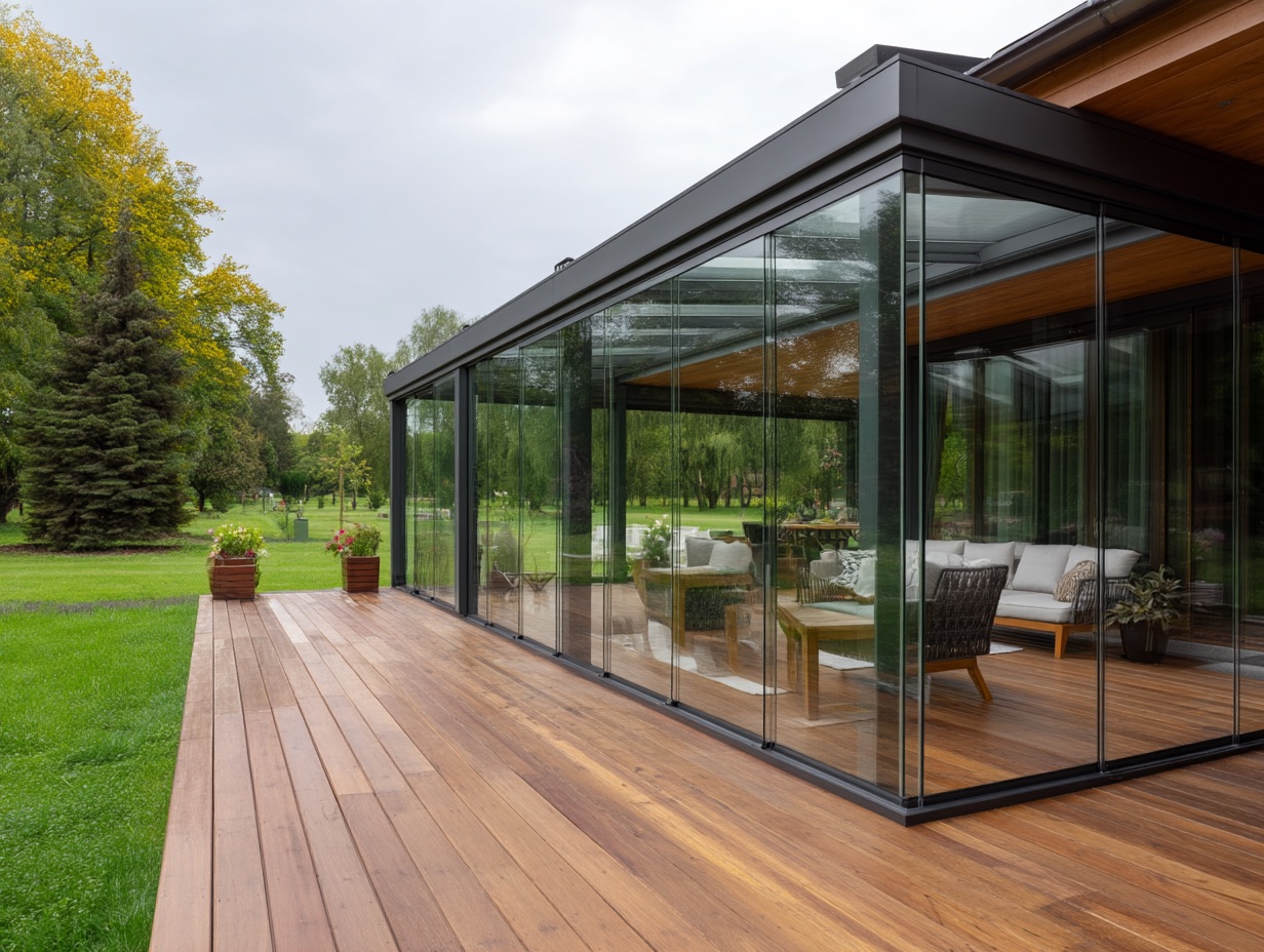 Остеклённая терраса — современное решение для отдыха