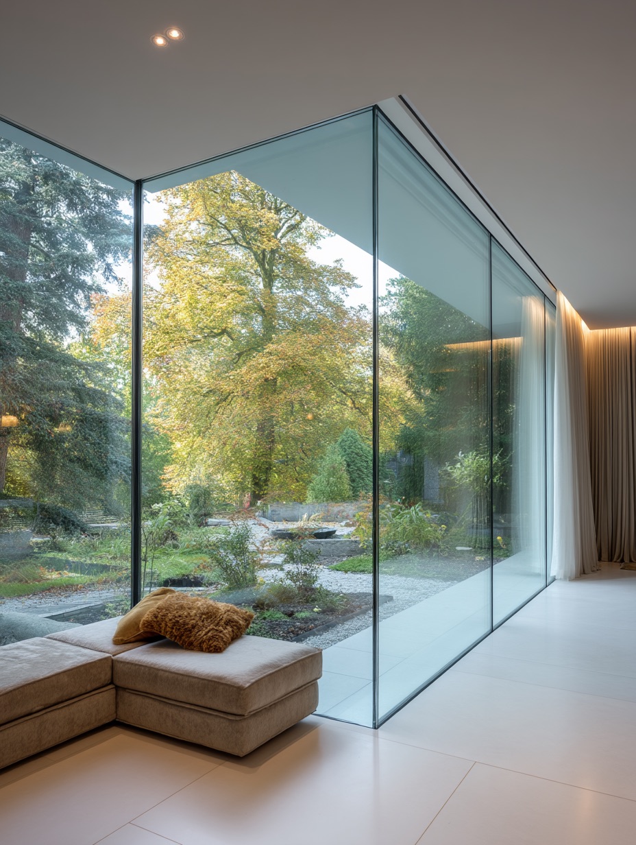 Угловое остекление без вертикальной стойки — структурный стык стеклопакетов